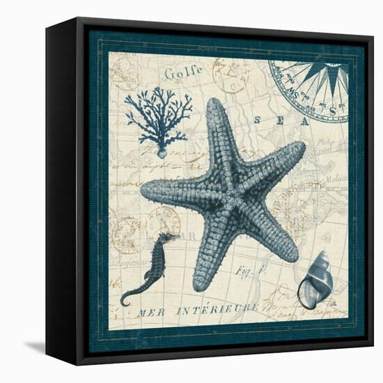 Ocean Life V-Pela-Framed Stretched Canvas