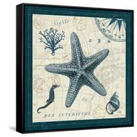 Ocean Life V-Pela-Framed Stretched Canvas