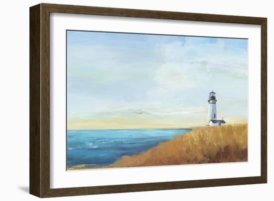 Ocean Lighthouse-Allison Pearce-Framed Art Print