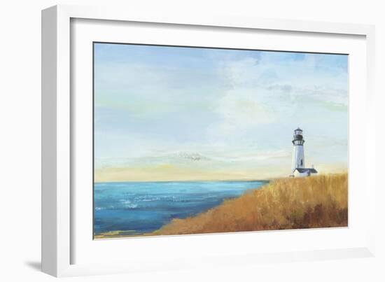 Ocean Lighthouse-Allison Pearce-Framed Art Print