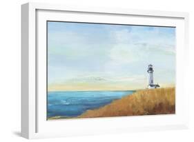 Ocean Lighthouse-Allison Pearce-Framed Art Print