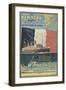 Ocean Liner Advertisement-null-Framed Art Print