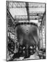 Ocean Liner America in Shipyard Prior to Launch-Alfred Eisenstaedt-Mounted Photographic Print