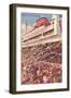 Ocean Liner and Passengers-Found Image Press-Framed Giclee Print