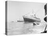 Ocean Liner Andrea Doria Sailing-null-Stretched Canvas