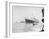 Ocean Liner Andrea Doria Sailing-null-Framed Photographic Print