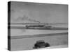 Ocean Liner Aquileia Passing Through the Suez Canal at Ismailia, Ca. 1935-null-Stretched Canvas