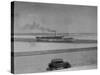 Ocean Liner Aquileia Passing Through the Suez Canal at Ismailia, Ca. 1935-null-Stretched Canvas