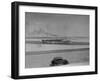 Ocean Liner Aquileia Passing Through the Suez Canal at Ismailia, Ca. 1935-null-Framed Photo