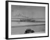 Ocean Liner Aquileia Passing Through the Suez Canal at Ismailia, Ca. 1935-null-Framed Photo