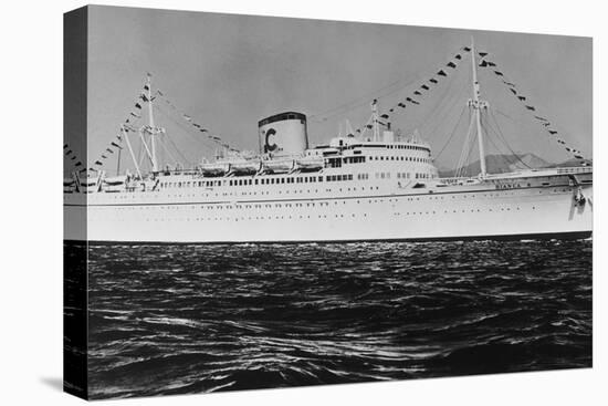 Ocean Liner Bianca C-null-Stretched Canvas