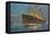 Ocean Liner Coming into Port-null-Framed Stretched Canvas