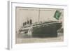 Ocean Liner 'France', Le Havre. Postcard Sent in 1913-French Photographer-Framed Giclee Print