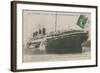 Ocean Liner 'France', Le Havre. Postcard Sent in 1913-French Photographer-Framed Giclee Print