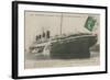 Ocean Liner 'France', Le Havre. Postcard Sent in 1913-French Photographer-Framed Giclee Print