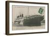 Ocean Liner 'France', Le Havre. Postcard Sent in 1913-French Photographer-Framed Giclee Print