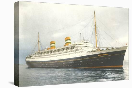 Ocean Liner Nieuw Amsterdam-null-Stretched Canvas