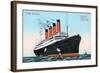 Ocean Liner RMS Aquitania, 20th Century-null-Framed Giclee Print