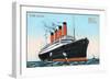 Ocean Liner RMS Aquitania, 20th Century-null-Framed Giclee Print