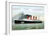 Ocean Liner RMS Lusitania, 20th Century-null-Framed Giclee Print