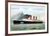 Ocean Liner RMS Lusitania, 20th Century-null-Framed Giclee Print