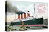 Ocean Liner RMS Mauretania, 20th Century-null-Stretched Canvas