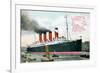 Ocean Liner RMS Mauretania, 20th Century-null-Framed Giclee Print