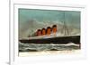 Ocean Liner RMS Mauretania-null-Framed Premium Giclee Print