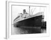 Ocean Liner RMS Queen Mary, 20th Century-null-Framed Premium Giclee Print