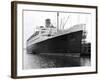 Ocean Liner RMS Queen Mary, 20th Century-null-Framed Premium Giclee Print