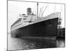 Ocean Liner RMS Queen Mary, 20th Century-null-Mounted Premium Giclee Print