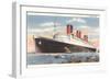 Ocean Liner SS Queen Mary-null-Framed Art Print