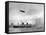 Ocean Liner the SS America Sailing into New York Harbor-null-Framed Stretched Canvas