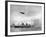 Ocean Liner the SS America Sailing into New York Harbor-null-Framed Photographic Print