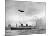 Ocean Liner the SS America Sailing into New York Harbor-null-Mounted Photographic Print
