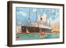 Ocean Liner White Star Line Arabic-null-Framed Art Print