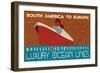 Ocean Liner-Jason Giacopelli-Framed Premium Giclee Print