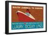 Ocean Liner-Jason Giacopelli-Framed Premium Giclee Print