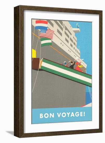 Ocean Liner-Found Image Press-Framed Giclee Print