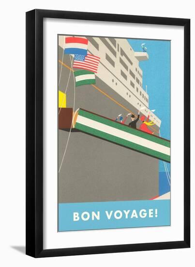 Ocean Liner-Found Image Press-Framed Giclee Print