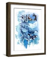 Ocean Mammals-Tim Knepp-Framed Giclee Print