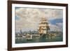 'Ocean Monarch' leaving New York-Roy Cross-Framed Giclee Print