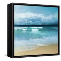Ocean Movement I-Emily Robinson-Framed Stretched Canvas