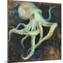 Ocean Octopus on Black-Danhui Nai-Mounted Art Print