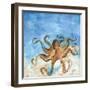 Ocean Octopus-LuAnn Roberto-Framed Art Print