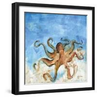 Ocean Octopus-LuAnn Roberto-Framed Art Print