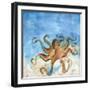 Ocean Octopus-LuAnn Roberto-Framed Art Print