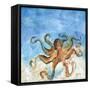 Ocean Octopus-LuAnn Roberto-Framed Stretched Canvas