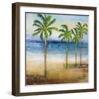 Ocean Palms II-Michael Marcon-Framed Art Print