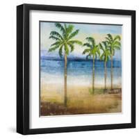 Ocean Palms II-Michael Marcon-Framed Art Print